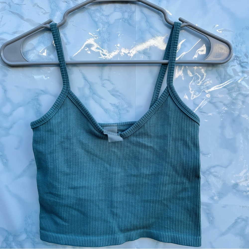 Teal Women's crop Top
